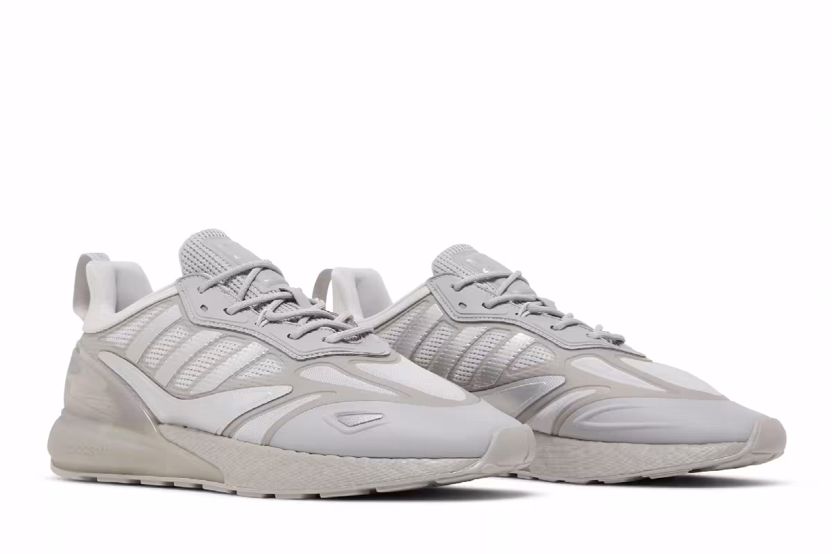 adidas ZX 2K Boost 2.0 Grey Matte Silver, view 9