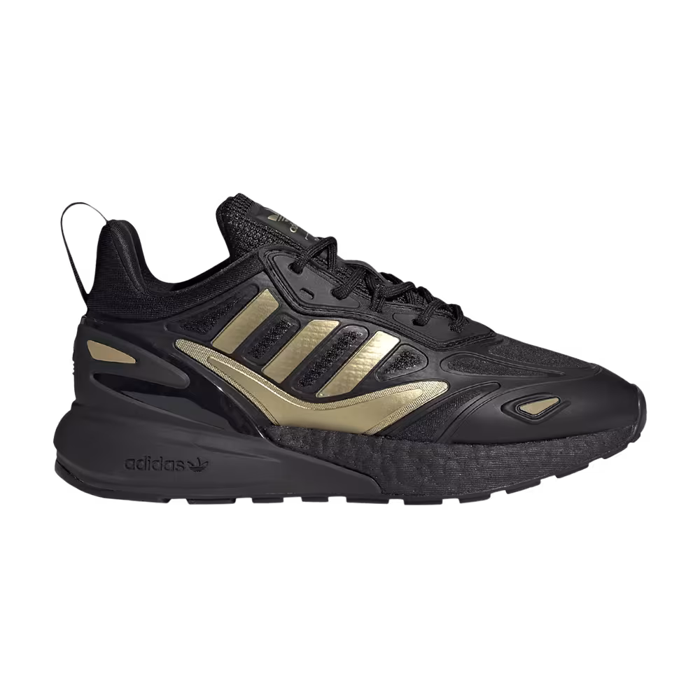 Adidas ZX 2K Boost 2.0 J Black Gold Metallic
