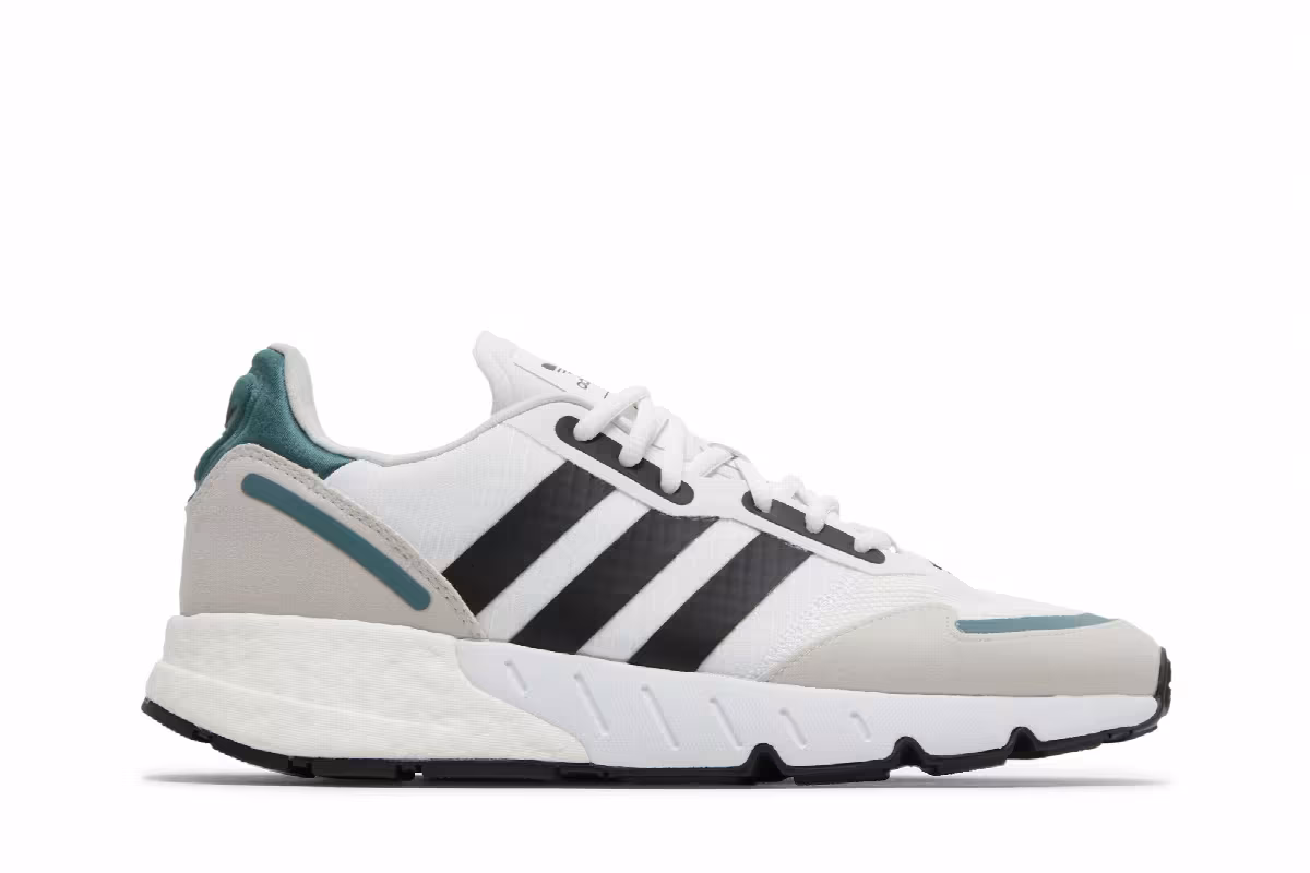 Adidas ZX 2K Boost White Hazy Emerald, view 2