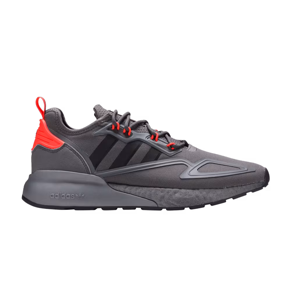 Adidas ZX 2K Boost Grey Solar Red