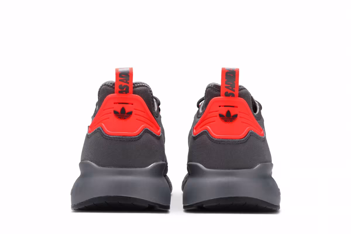 Adidas ZX 2K Boost Grey Solar Red, view 7