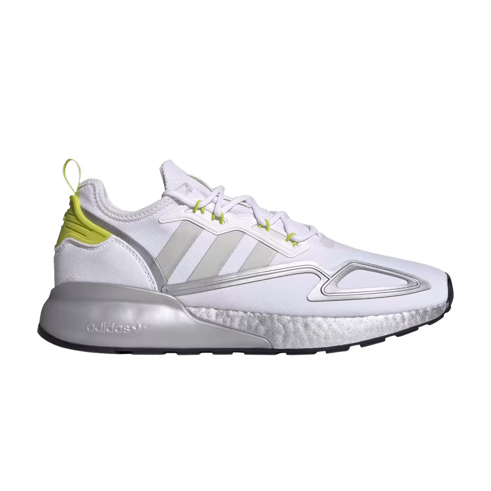 Adidas ZX 2K Boost White Silver Metallic