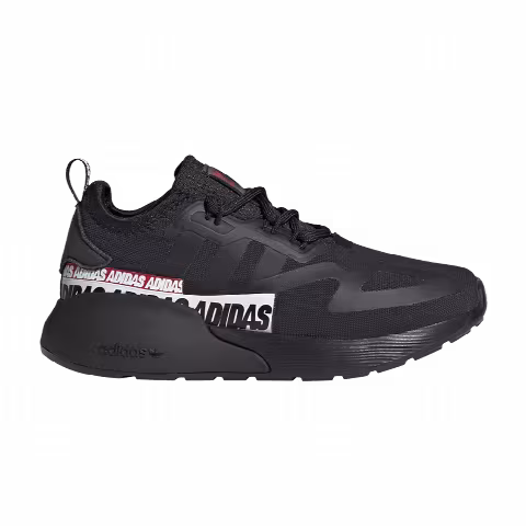 Adidas ZX 2K J 'Wordmark Heel Stripe - Black'