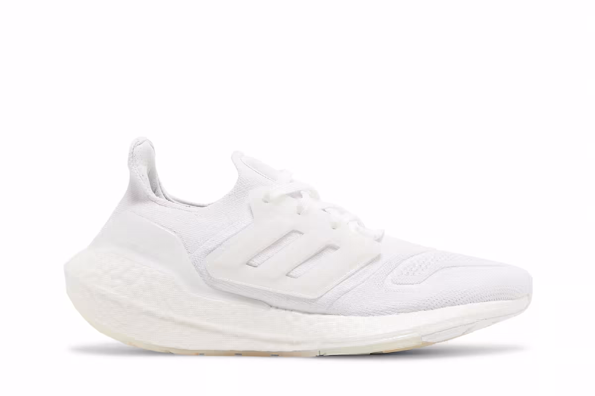 adidas Women's UltraBoost 22 Triple White, view 2