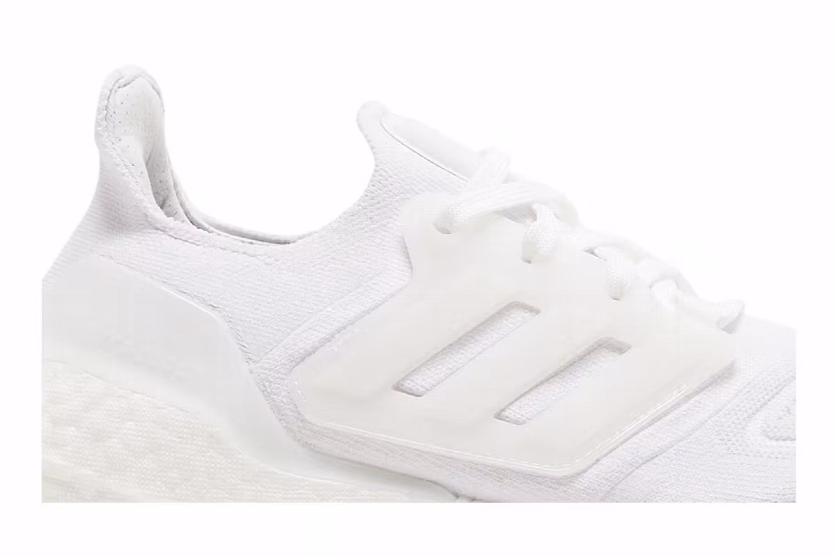 adidas Women's UltraBoost 22 Triple White, view 3