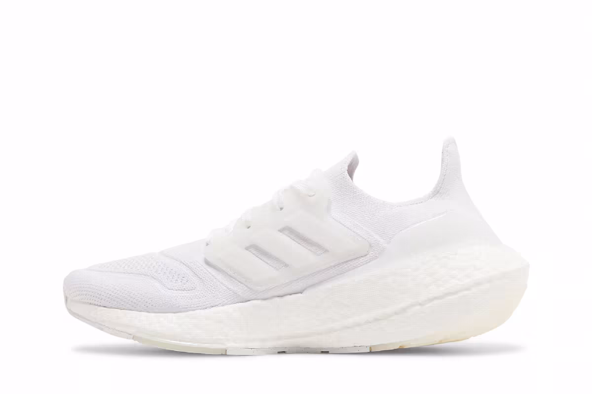 adidas Women's UltraBoost 22 Triple White, view 4
