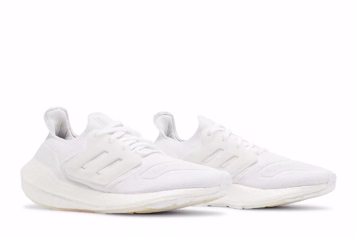 adidas Women's UltraBoost 22 Triple White, view 9