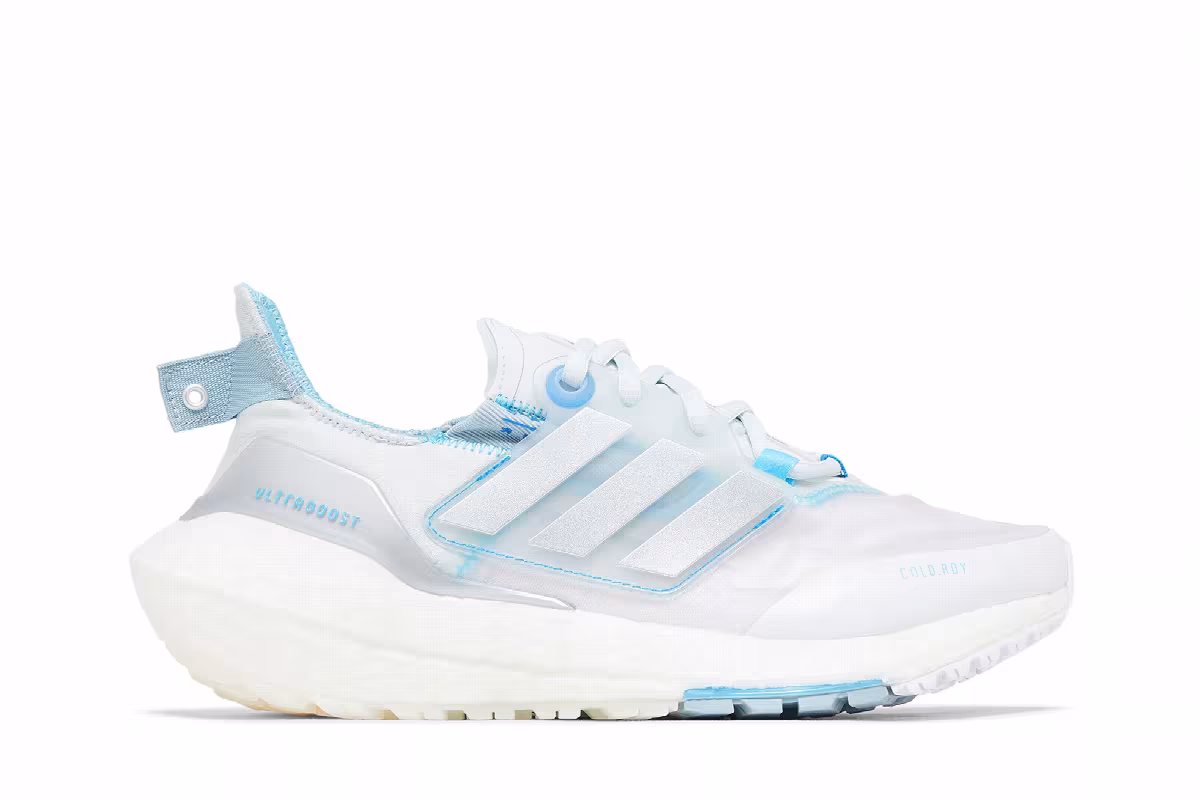 Adidas Women's UltraBoost 22 Cold.RDY Blue Tint Silver Metallic, view 2