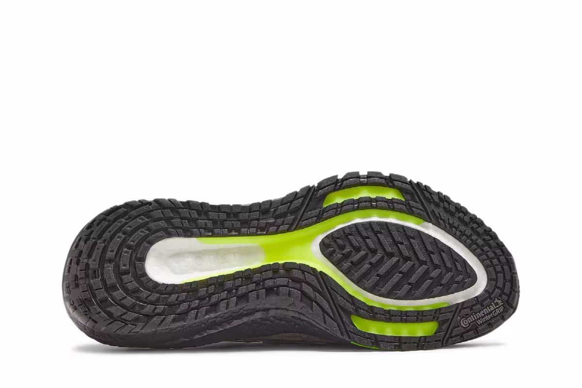 adidas UltraBoost 22 Cold.RDY Black Solar Yellow, view 5