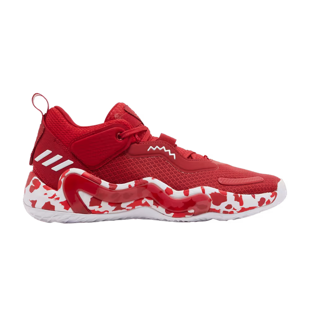 adidas D.O.N. Issue #3 Paint Smudge - Team Power Red