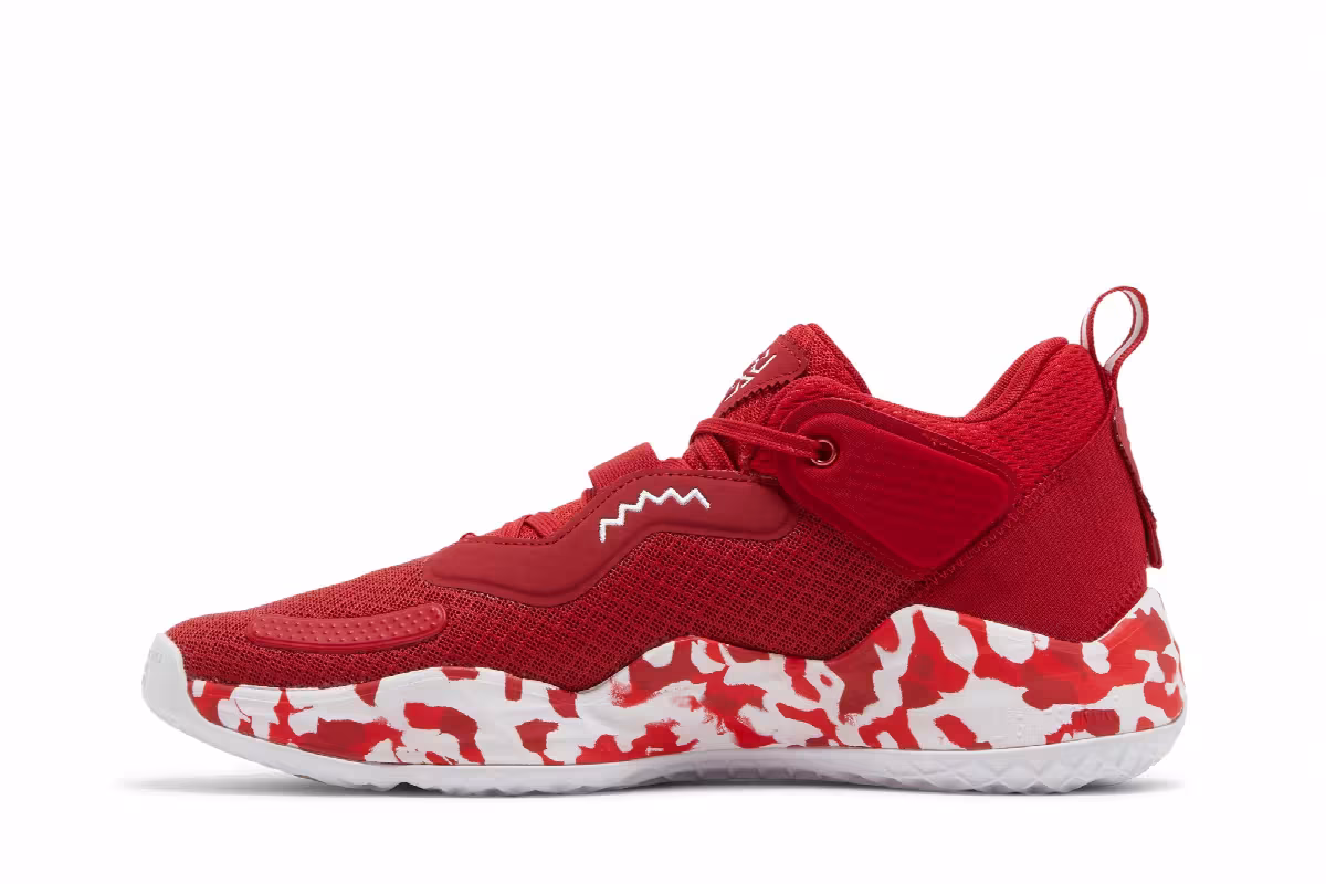 adidas D.O.N. Issue #3 Paint Smudge - Team Power Red, view 4