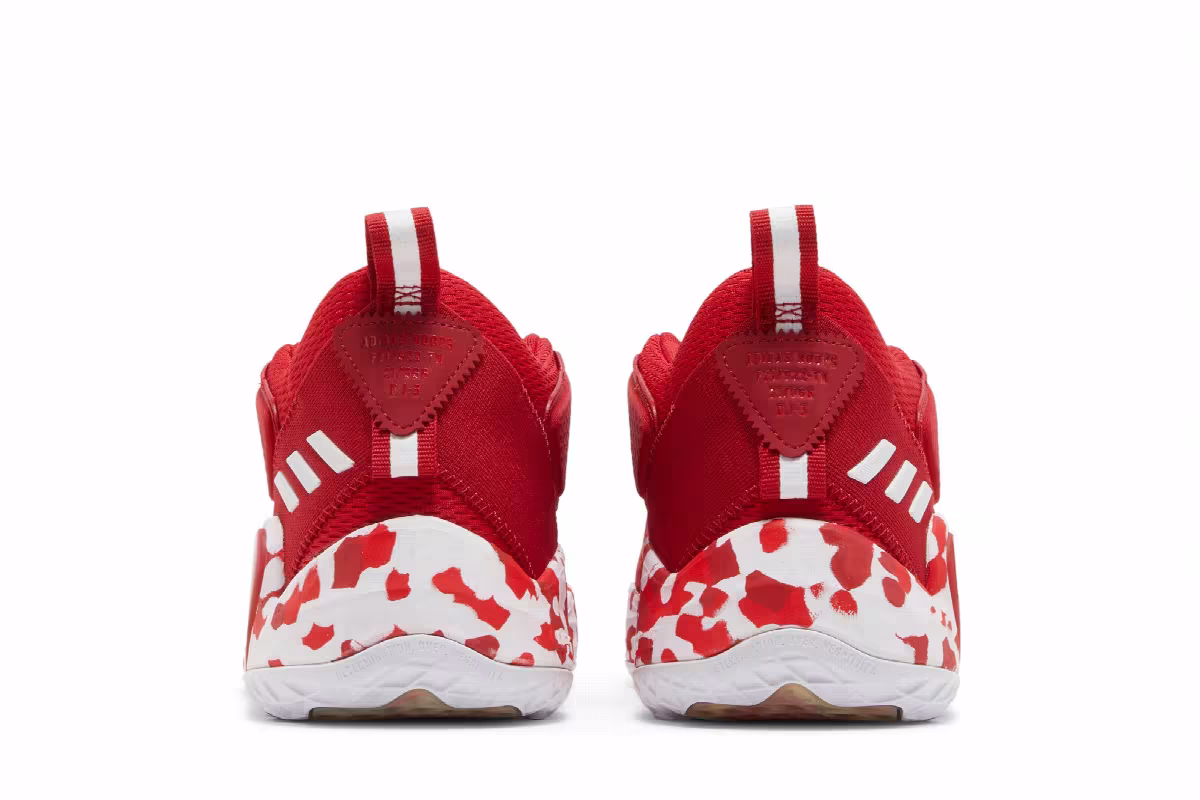 adidas D.O.N. Issue #3 Paint Smudge - Team Power Red, view 7