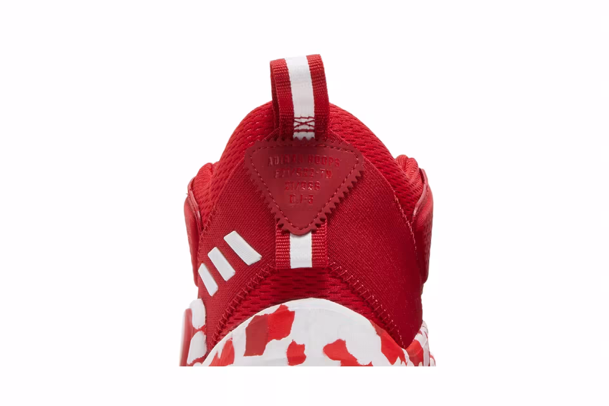 adidas D.O.N. Issue #3 Paint Smudge - Team Power Red, view 8