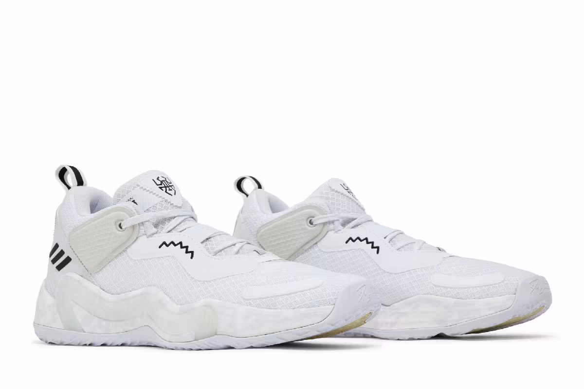 adidas D.O.N. Issue #3 Cloud White, view 9