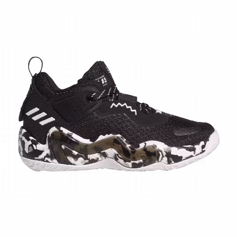 Adidas D.O.N. Issue #3 Little Kid 'Paint Smudge - Black'