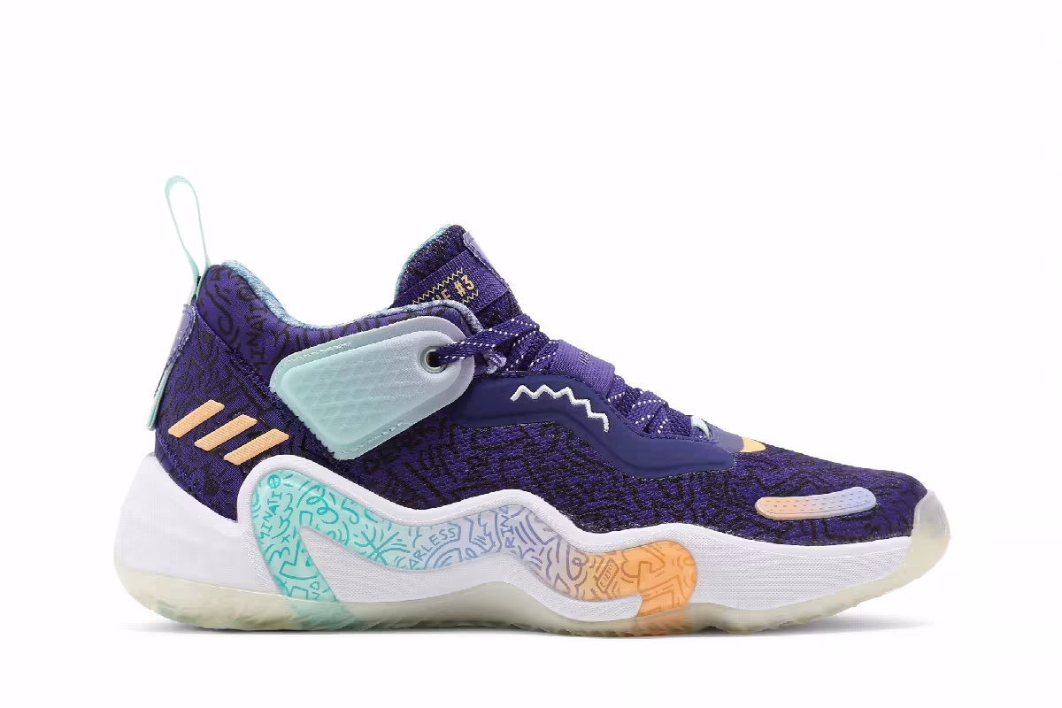 Adidas D.O.N. Issue #3 Big Kids Jazz, view 2