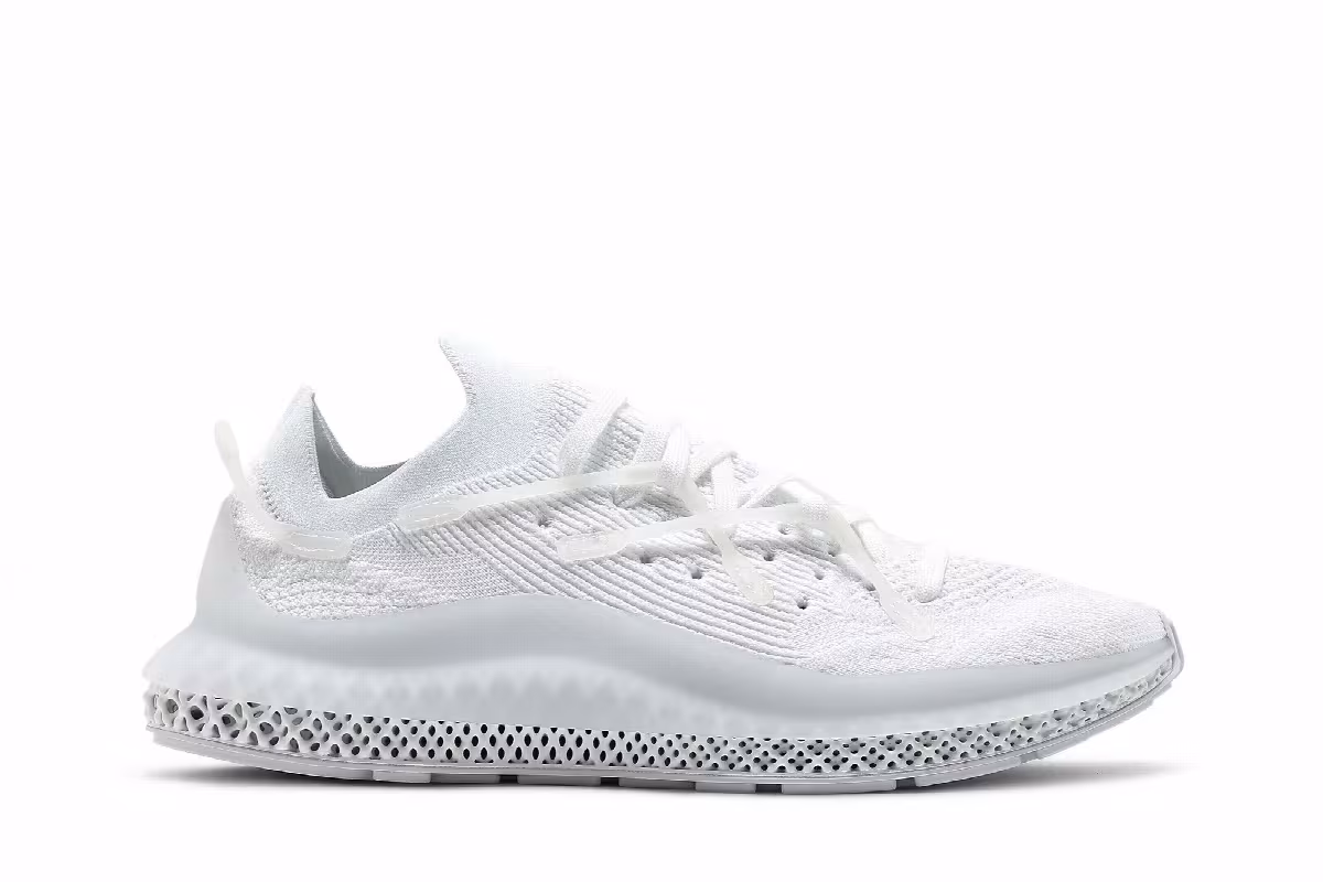 adidas 4D Fusio Triple White, view 2