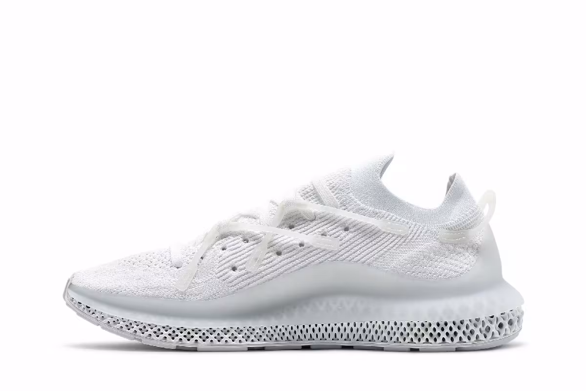 adidas 4D Fusio Triple White, view 4