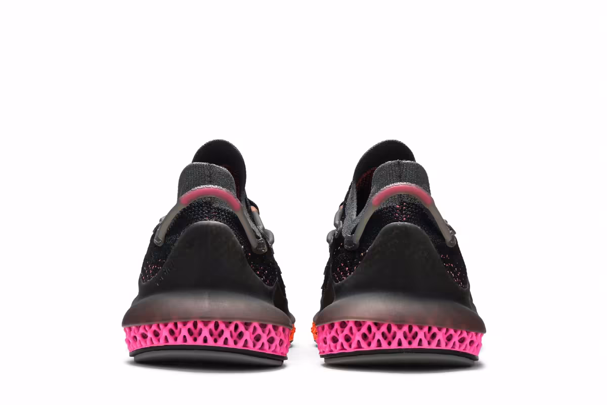 adidas 4D Fusio Black Orange Pink, view 7