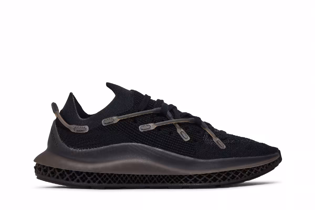 adidas 4D Fusio Triple Black, view 2