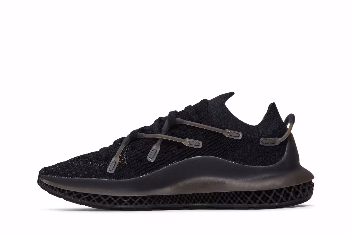 adidas 4D Fusio Triple Black, view 4