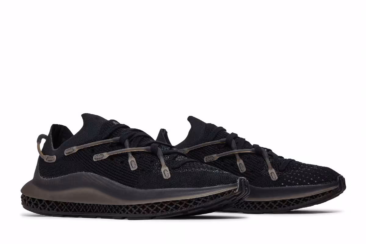 adidas 4D Fusio Triple Black, view 9