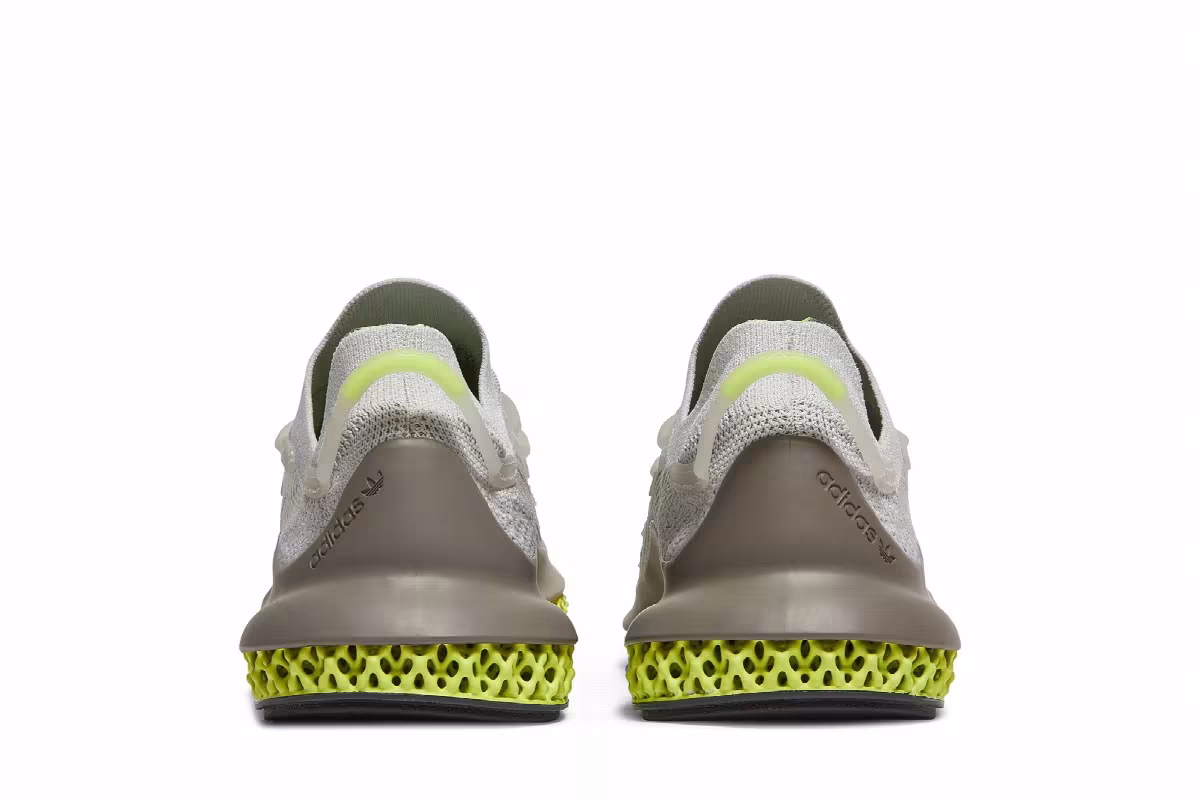 adidas 4D Fusio Grey Solar Yellow, view 7