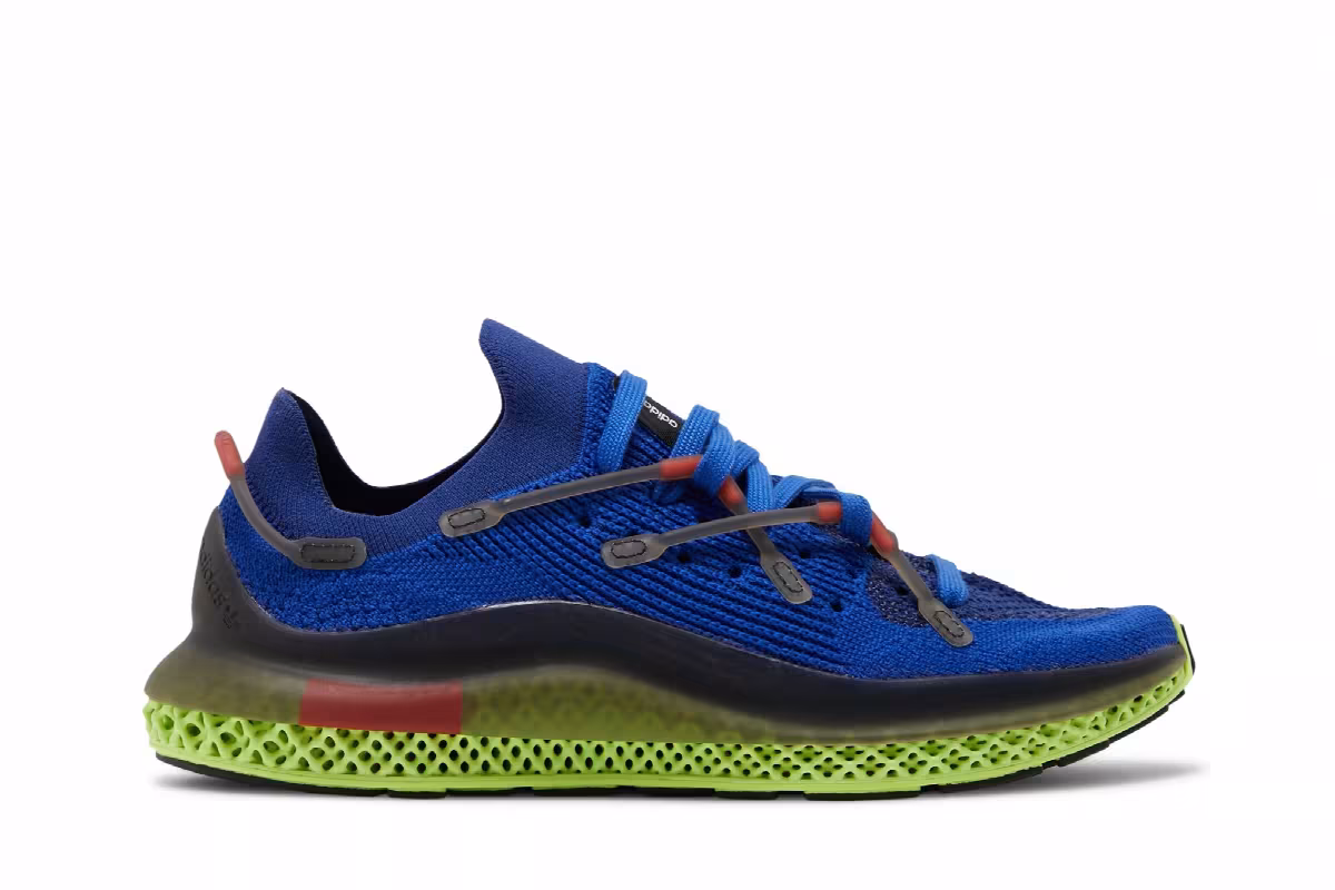 adidas 4D Fusio Bold Blue Light Flash Yellow, view 2