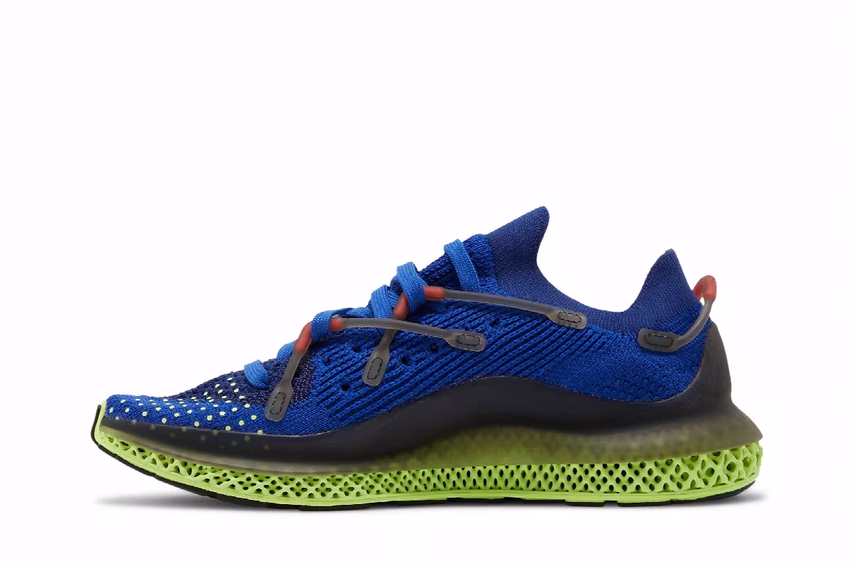 adidas 4D Fusio Bold Blue Light Flash Yellow, view 4