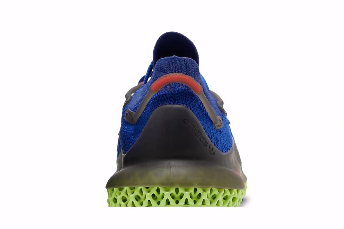 adidas 4D Fusio Bold Blue Light Flash Yellow, view 8