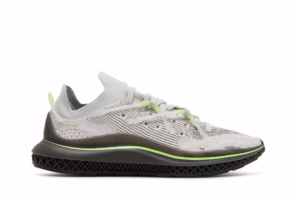 adidas 4D Fusio Grey Signal Green, view 2