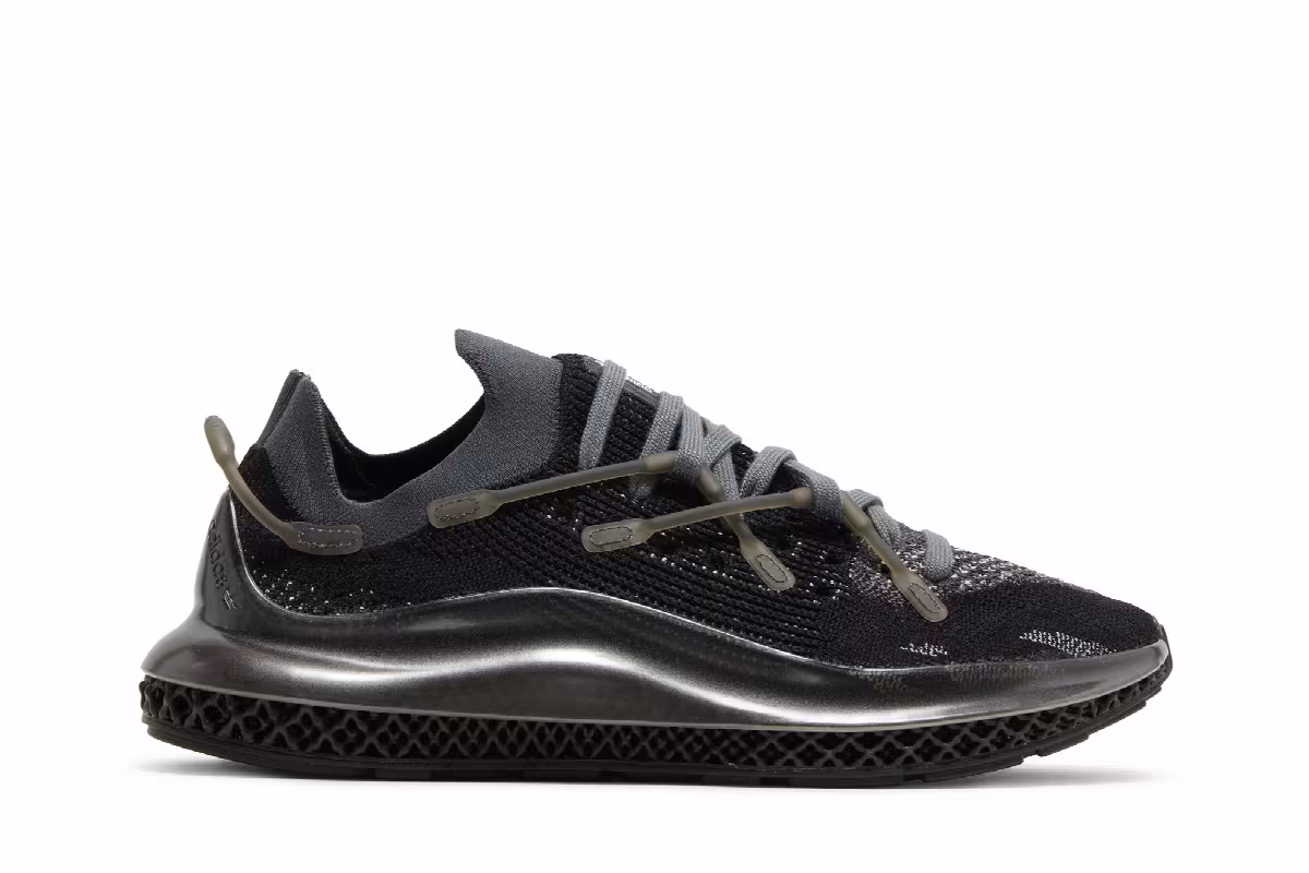 adidas 4D Fusio Black Silver Metallic, view 2