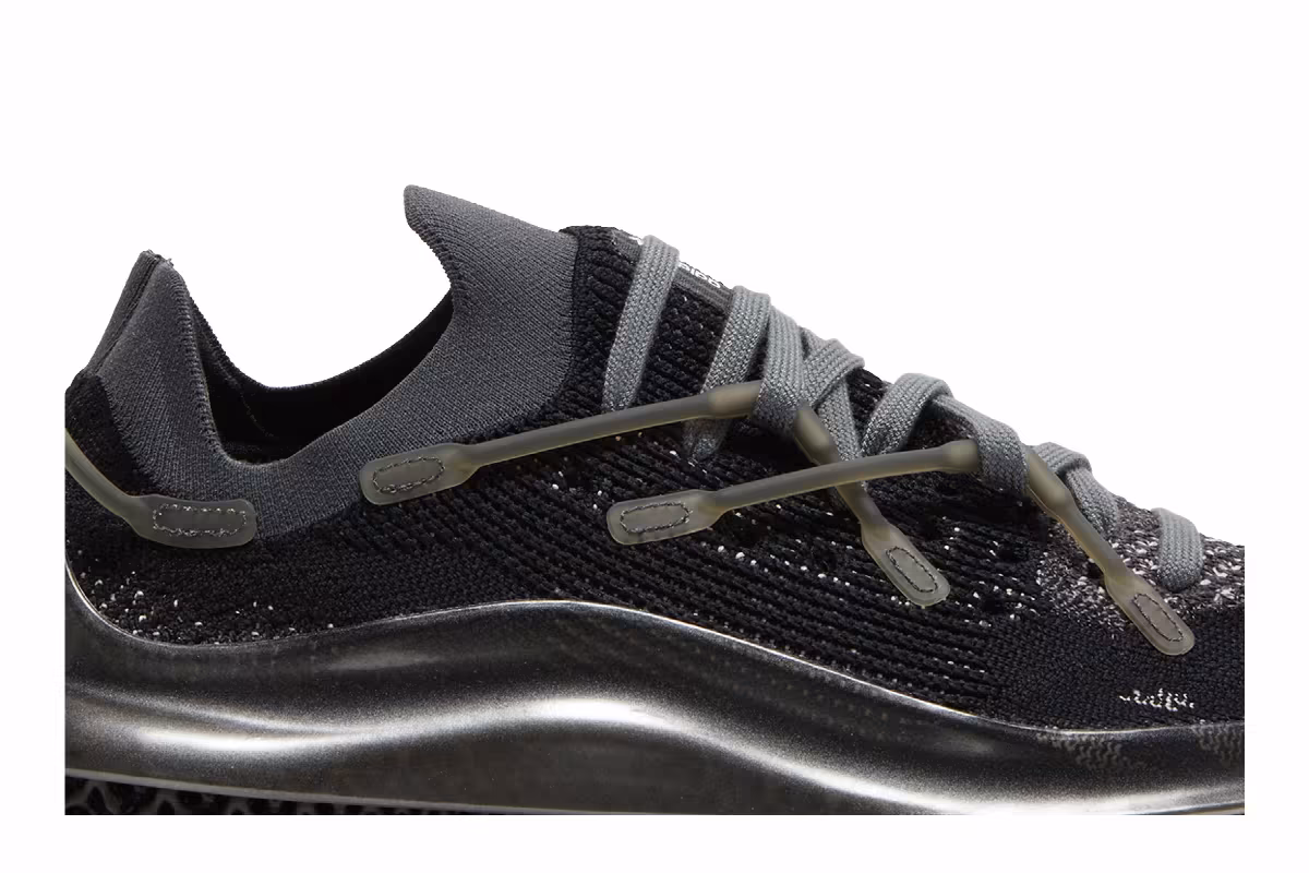 adidas 4D Fusio Black Silver Metallic, view 3