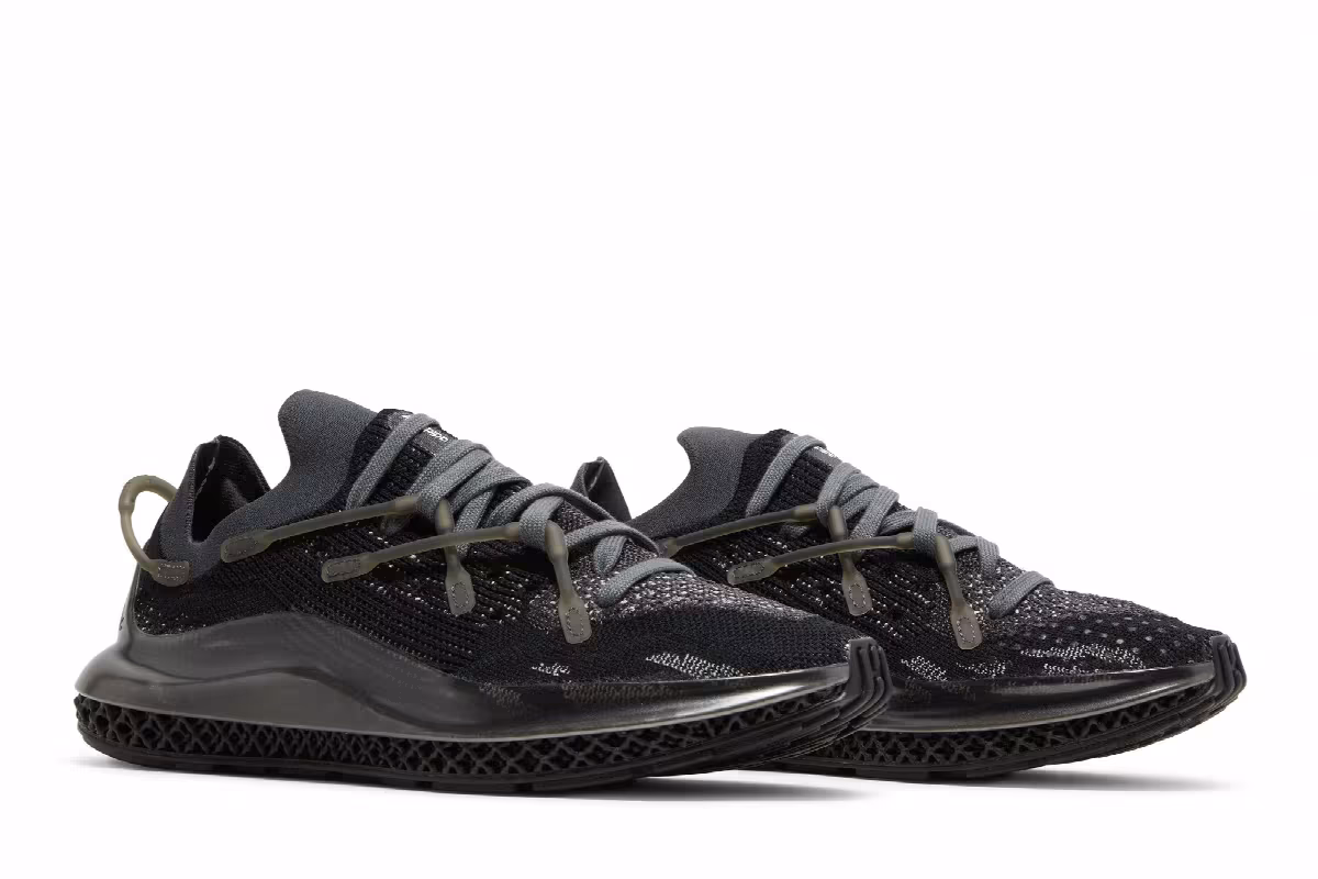 adidas 4D Fusio Black Silver Metallic, view 9