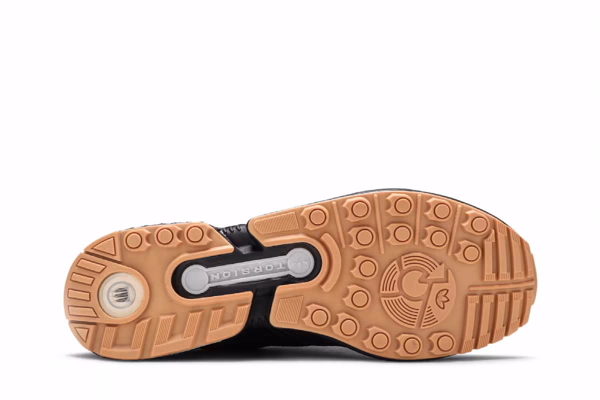Undefeated x Neighborhood x adidas ZX 8000 Black Gum, view 5