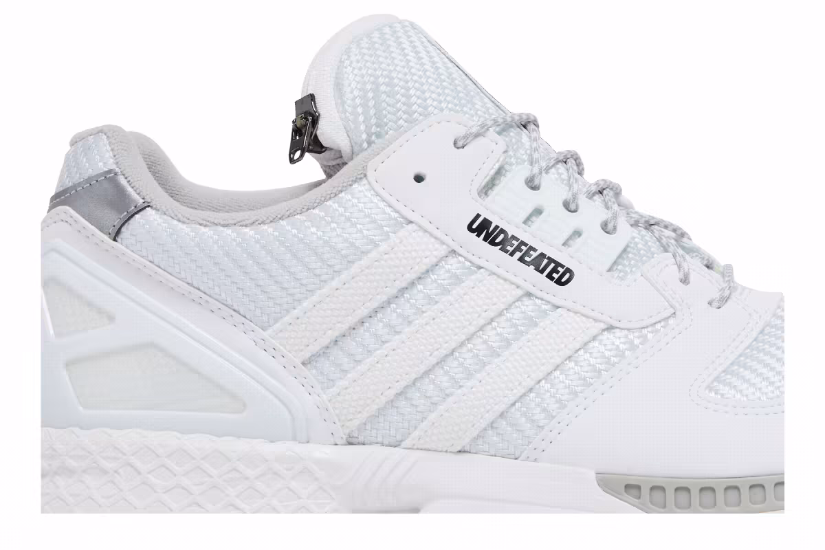 Undefeated x Neighborhood x adidas ZX 8000 White Gum, view 3