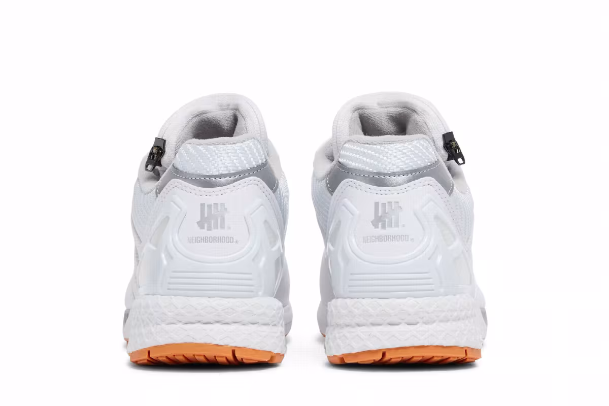 Undefeated x Neighborhood x adidas ZX 8000 White Gum, view 7