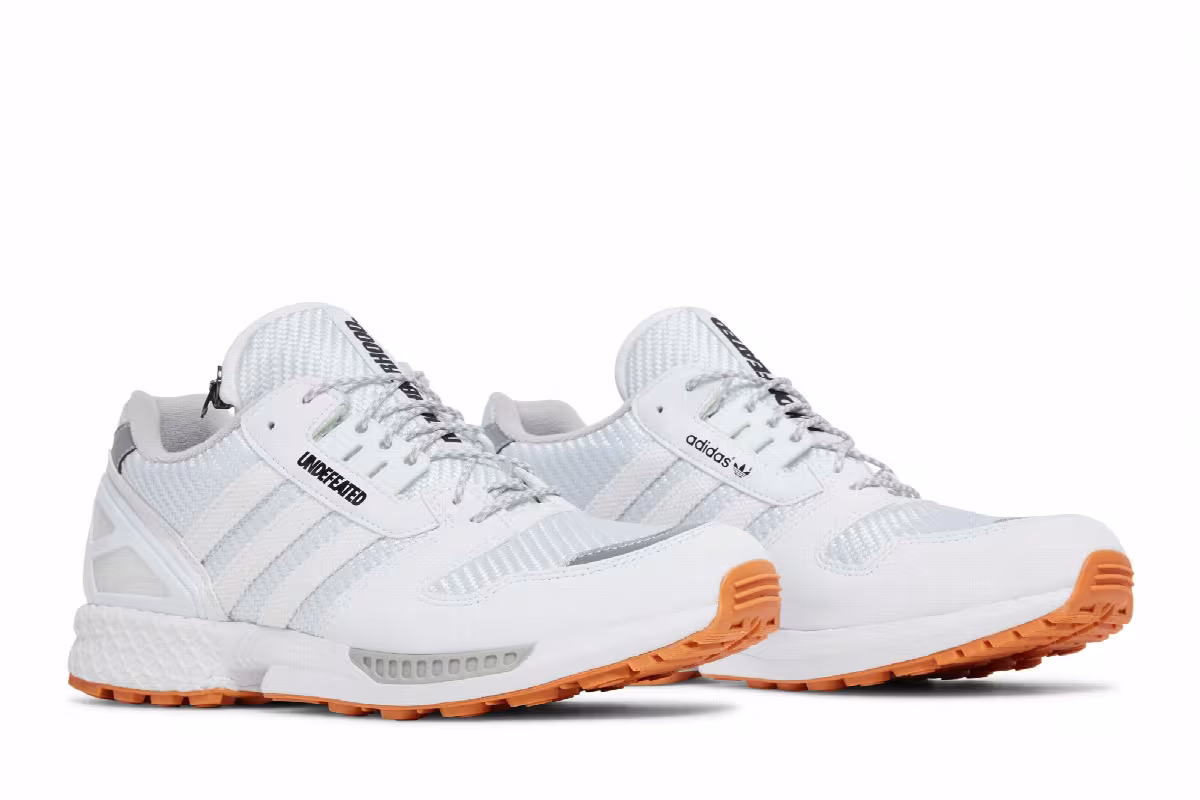 Undefeated x Neighborhood x adidas ZX 8000 White Gum, view 9