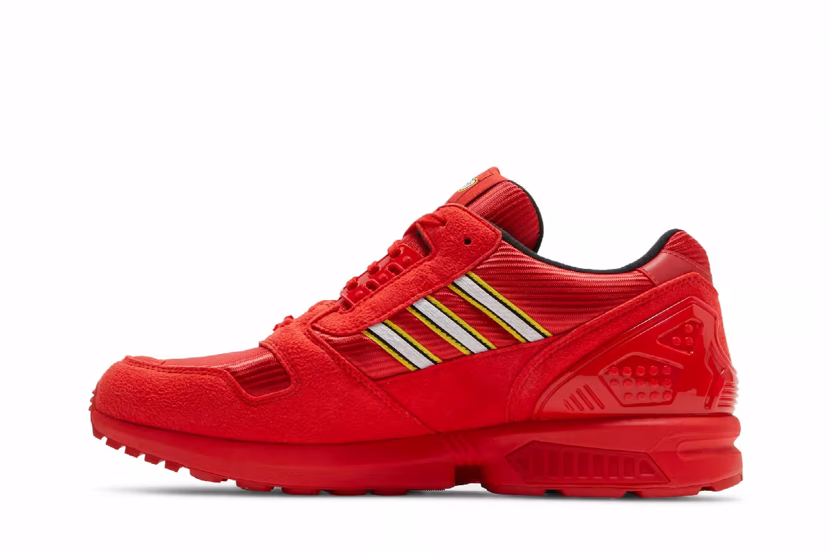 LEGO x adidas ZX 8000 Color Pack - Active Red, view 4