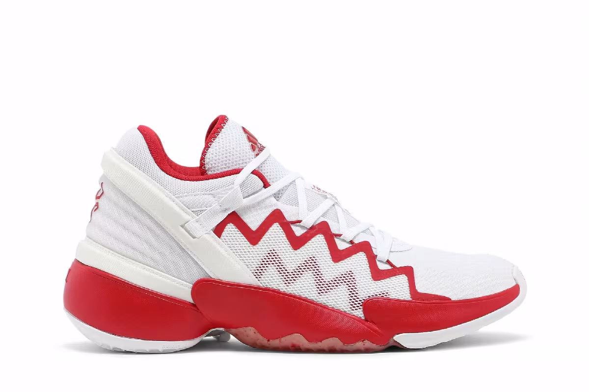 Adidas D.O.N. Issue #2 White Scarlet, view 2