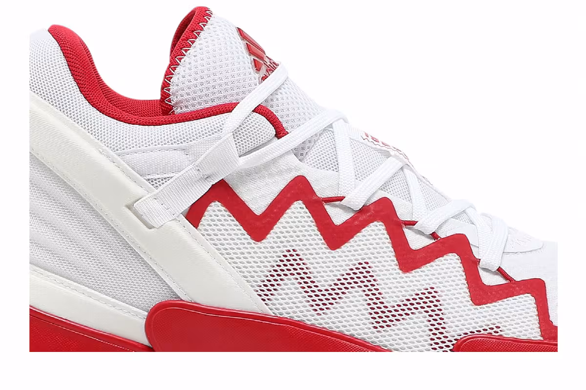 Adidas D.O.N. Issue #2 White Scarlet, view 3