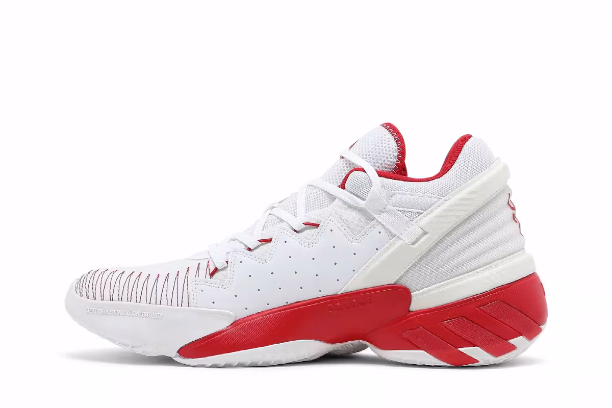Adidas D.O.N. Issue #2 White Scarlet, view 4