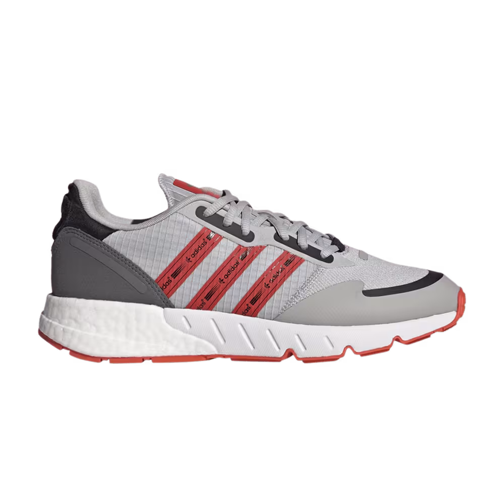 Adidas ZX 1K Boost Grey Semi Solar Red