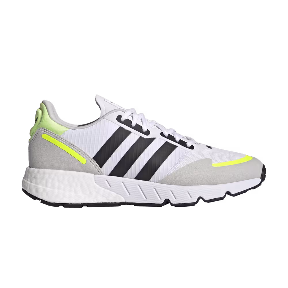 Adidas ZX 1K Boost White Solar Yellow