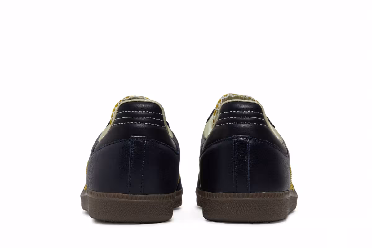 Wales Bonner x adidas Samba Collegiate Navy Yellow, view 7
