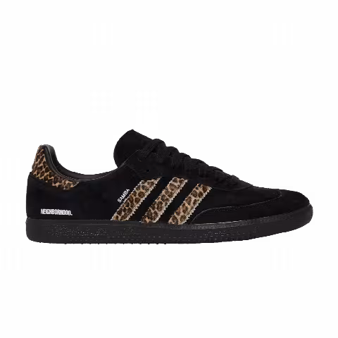 END. x Neighborhood x adidas Samba 'Black Leopard'