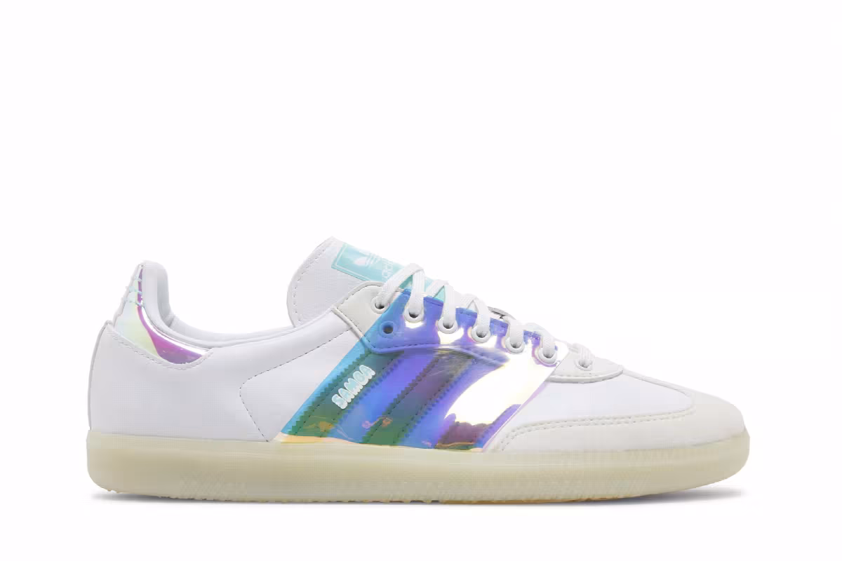 adidas Samba OG White Iridescent, view 2