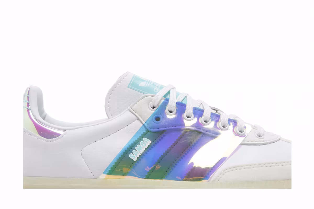 adidas Samba OG White Iridescent, view 3