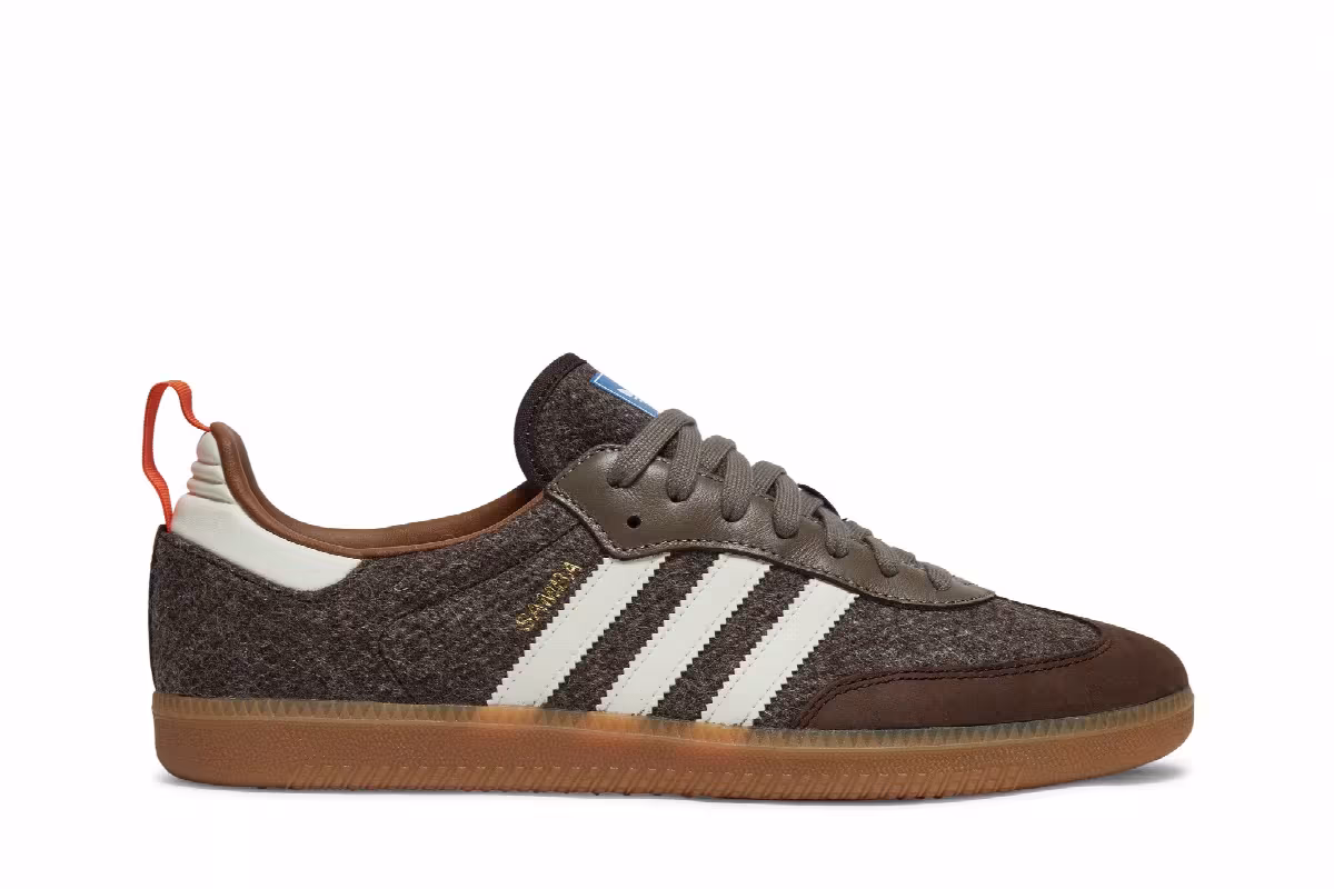 adidas Samba Fox Dark Brown, view 2
