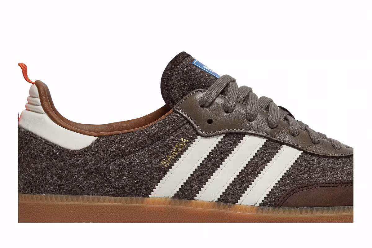 adidas Samba Fox Dark Brown, view 3